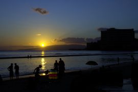 Sunset at Waikiki