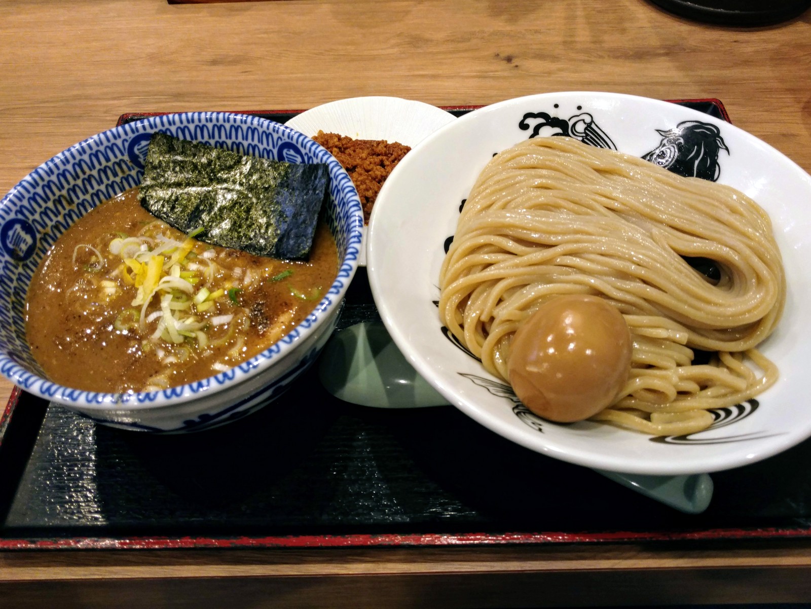 Spicy Rich Tsukemen 辛味挽肉つけ麺