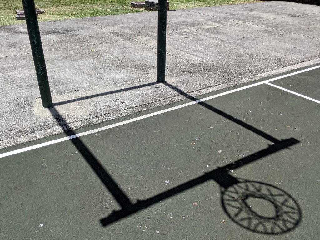 Basketball Backboard at Lāhainā Noon